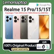 Realme 15 Pro Snapdragon 7 Gen 4 Realme 15 Dimensity 7300+ 7000mAh 80W Realme 15T Dimensity 6400 Max