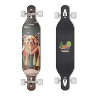 Freeride Longboard Cruiser | Maple Wood Deck| Drop Through longboard complete