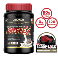 All Max Nutrition Isoflex 100% Whey Protein Isolate (5lbs/2lbs) - amino acid BCAA supplement Whey pr