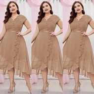 COD Fashion DRESS COLLECTION XL wedding ninang dress formal dress plus size dress