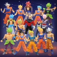 Anime Cartoon Characters Son Goku Super Saiyan Figure Vegeta Broli DBZ Action Figure Toys Model Gift