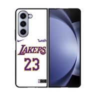 Case Casing Softcase Hardcase Samsung Galaxy Z Fold 3 Z Fold 4 Z Fold 5 5G Lakers 23 DF477
