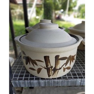 PERIUK TANAH /CLAYPOT BAMBOO SERIES  3.4L kod 425 / 2.4L kod 423 ready stock ‼️