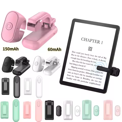 2-in-1 Page Turner Clicker Wireless E-book Page Turner for Kindle Paperwhite Accessories Record Trig
