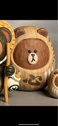 LINE FRIENDS MEETS URDU 達摩BROWN  心 大