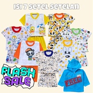  (CONTENTS 7 BABY SUITS 0-12 MONTHS) BABY Clothes Sets Economical Packages BABY Clothes BABY T-shirt