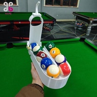 Baosity Snooker Training Rack Easy to Use Billiards Training Tool Pool Ball Rack Hold 9 Balls for Cl