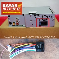 Soket Head Unit JVC KD DV4505N Tape Mobil Bawaan Nissan Grand Livina