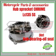 CHROME hub sprocket LC135 5S LC5S spocket hub + bearing + oilseal
