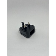 (Black)US To UK Type-A To Type-G Power Adapter converter 2 Pins To 3 Pins Embedded Socket HK Singapo