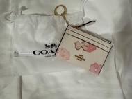 Coach Zip Card Case 日本限定 攖花