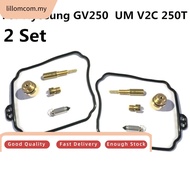 <LOMC>For Hyosung GV250 Aquila UMV2C Carburetor Repair Rebuild Main Jet Pilot Jet Kit