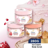 Dove Sakura Smoothie Body Scrub 280g - Pembersih Badan Berkhasiat Dengan Rasa Smoothie Sakura Koko S