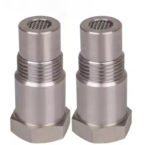 2PCS Off-Road Performance Oxygen Sensor Adapter M18X1.5 CEL Fix O2 Sensor for Catalyst CSV Auto Part