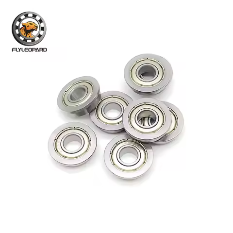 10PCS F698ZZ 8x19x6 mm Bearing ABEC-7 Flange Bearings 698 F698Z F698ZZ Chrome Steel Deep Groove Bear
