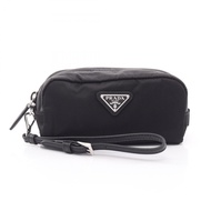 【二手】Prada PRADA 尼龍皮革手拿包 RE-NYLON 1NS175R067F0002 女士新款