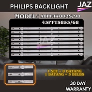 43PFT4002S/98 / 43PFT5853/68 / 43PFT4082S/98 PHILIPS 43 INCH LED TV BACKLIGHT LAMPU TV 43PFT5853 43P