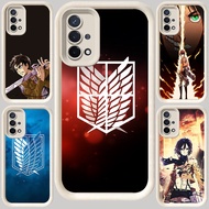 M-112 Attack on Titan White Casing for OPPO A93 A54 A16E A15 F17 Pro A35 Reno 4F A15s 4 Lite A16K