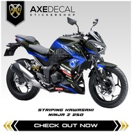 Striping Ninja Z 250 Petronas - Stiker Motor Kawasaki Ninja Z250 Custom