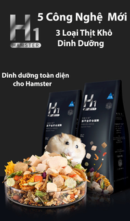 Thức ăn H1 hãng BUCATSTATE 450g cho chuột hamster cao cấp dinh dưỡng toàn diện đồ ăn hamster nhỏ lớn