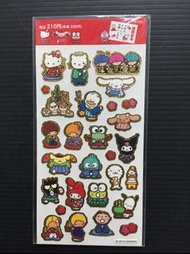 Sanrio Hello Kitty Sugarbunnies 甜甜兔 Hanygodon 水怪魚怪等好友大集合2013年和紙賀年貼紙