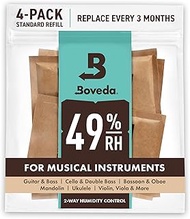Boveda for Music | 49% RH 2-Way Humidity Control Replacement for Use in Fabric Holder | Size 70 for 