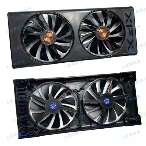 The Frame Shell Fans for XFX RX5500XT RX5600XT Thicc II Pro Video Card