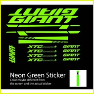 ◧ ✗ ♟ GIANT XTC FRAME DECALS