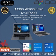 AXIOO MYBOOK PRO K7.2 (8N5) i7-1165G7 8GB 512GB 14"  W10Pro 1YR TKDN