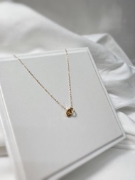 雙子星項鍊  Twin Stars Necklace- 18K純金金項鏈