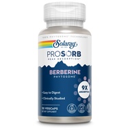 SOLARAY Berberine Phytosome - 9X Absorption and Easy-to-Digest - Standardized to 30% Berberine HCl -