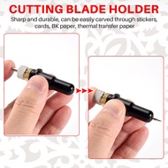 Cutting Blade Holder + 15pcs 30 degree 45 degree 60 degree Cutter Blade for