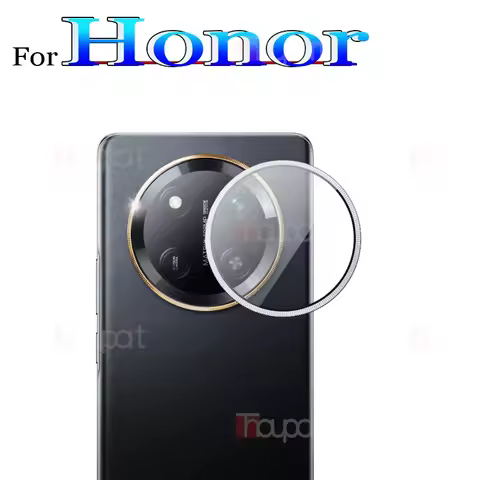 Newly Upgraded Camera Protector For Honor Magic 7Lite X9C Glass Camera Lens film Metal frame 3D Desi
