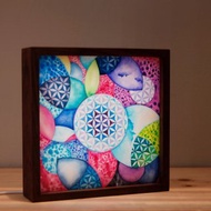 【光之曼陀羅-美好燈箱】Satel 結晶之花\和諧粉彩