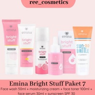 ready Emina Bright Stuff Paket Lengkap Skincare 1 Set | Emina Paket