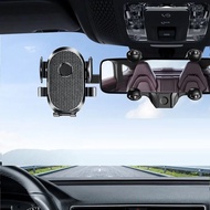 Car mirror phone holder