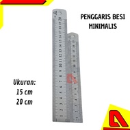 15CM IRON RULER 20CM IRON RULER MINIMALIST RULER SUN SHINE STAINLESS RULER 15CM 20CM RETAIL STAINLES