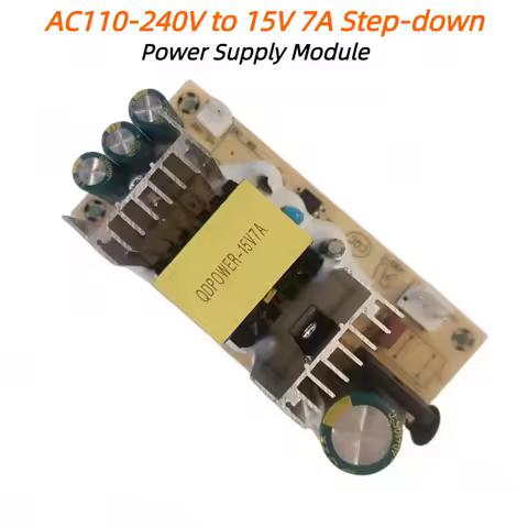 AC-DC Convertor AC110-240V to DC15V 7A Step-down Power Supply Module Switching Power Supply Board wi