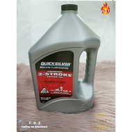 3.78 LITERS QUICKSILVER MARINE LUBRICANTS 2T TCW-3 PREMIUM 2-STROKE ENGINE OIL