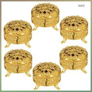 6 Pcs Boxes Favors Keepsakes for Women Vacuum Fruit Tray Embossed Candy Gift Container 5.00X5.00X4.0