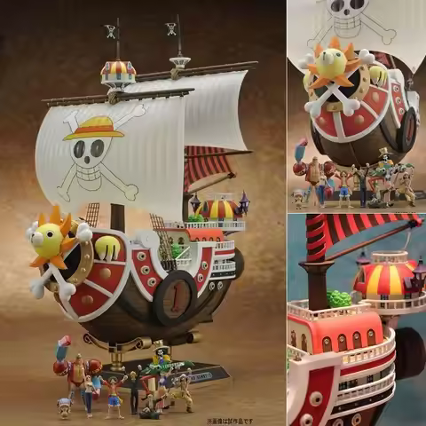 Bandai One Piece Ship Model Kits Of Going Merry Thousand Sunny And Polar Tang Plastic For Collectors