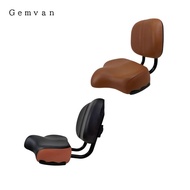 Gemvan Bike Seat with Backrest Saddle Seat Oversized Height Bike Seat Cushion for Electric Bike Road