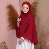 KONPEKSI DOMPET-BISA COD/Kerudung Bergo Maryam Jumbo Panjang Dewasa Terbaru 2021 Bahan moscrepe Ukur