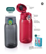 Tupperware H2GO with Easy Open Cover 550ml