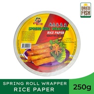 FAT & THIN Spring Roll Wrapper Rice Paper 250g | Fresh Lumpia or Fried Lumpia Wrapper