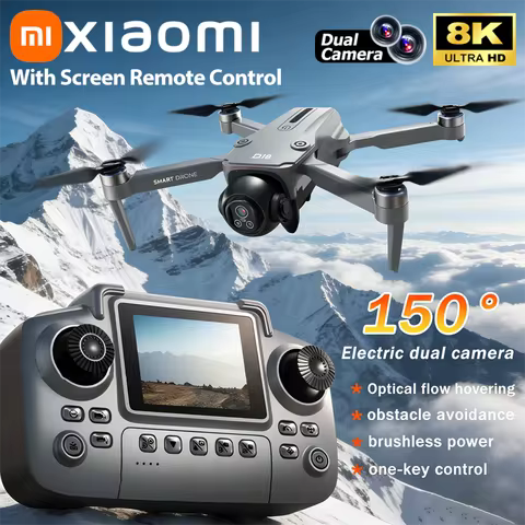 Xiaomi D18 Drone 8K HD Dual Camera Aerial Intelligent Obstacle Avoidance Brushless Motor WIFI GPS Sc