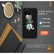 SHARP AQUOS SENSE 9 HANDPHONE GARSKIN FREE CUSTOM CONTENTS 2 PCS