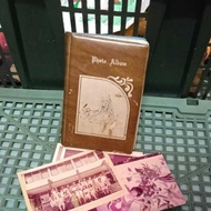 old photo album 3r & 5 pcs photo 80s/album dan gambar lama