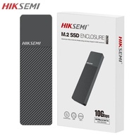 HIKSEMI MD202  M.2 NVMe and SATA SSD Enclosure Aluminum, RTL9210B Chips, 10Gbps BLACK/GRAY