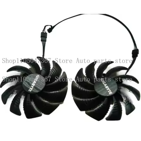 SJ . New 85mm 87mm Computer Graphics Card Cooler Fans For Gigabyte GTX 1050/TI 1060 1070 960 RX 470 